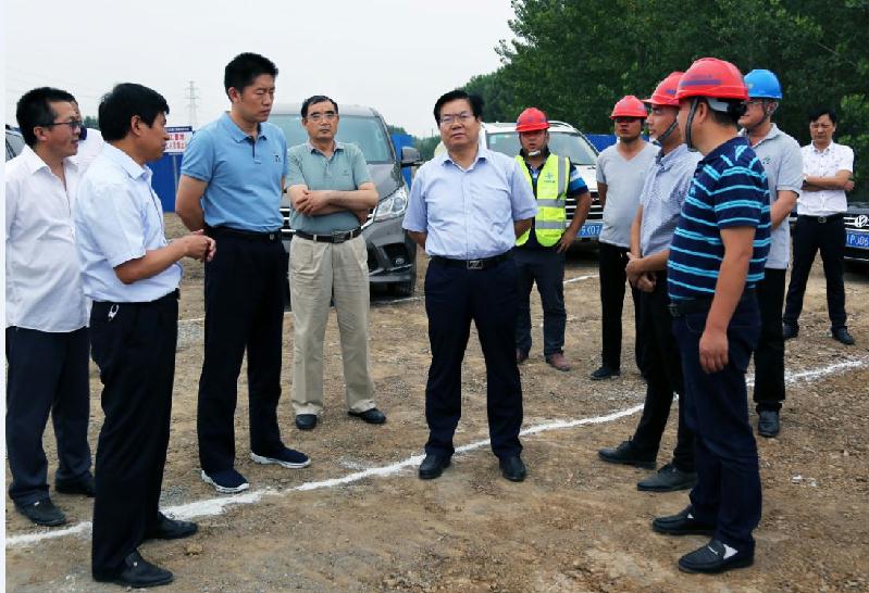 宋科局长到微山县调研环湖大道东线工程建设