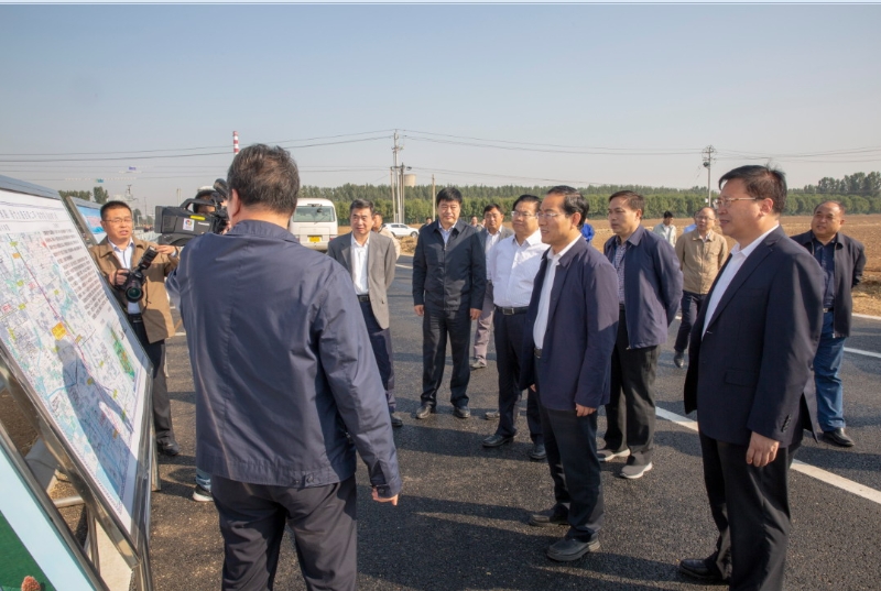 济宁市交通运输局 图片新闻 石光亮调研我市"大二环"工程项目建设